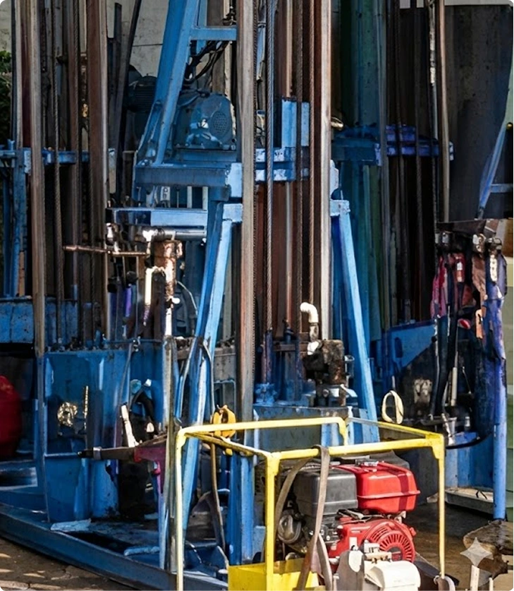 Blue portable drilling rig unit - Drilling Exploration Equipments by PT Artha Tyani Mineral
